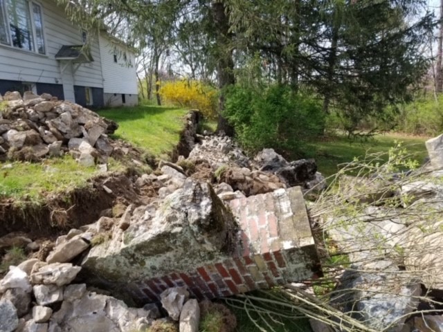 Demolition Pile Before Picture